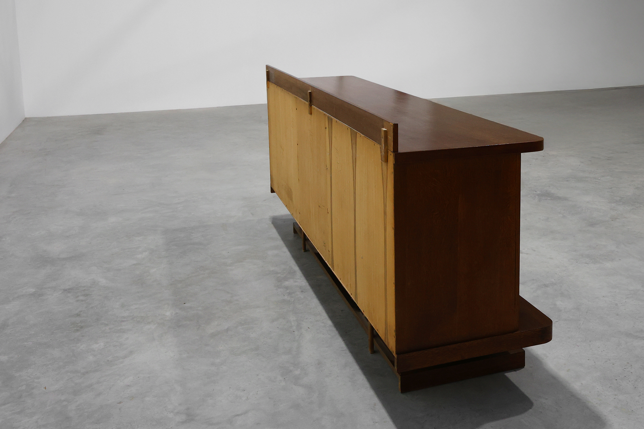 French Art Deco Oak Sideboard by Jacques Klein, circa 1925thumbnail
